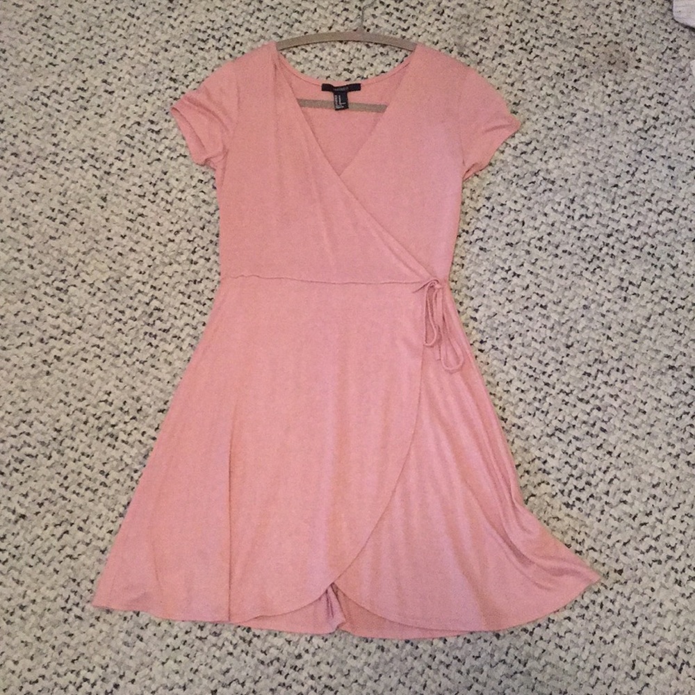 A pink dress